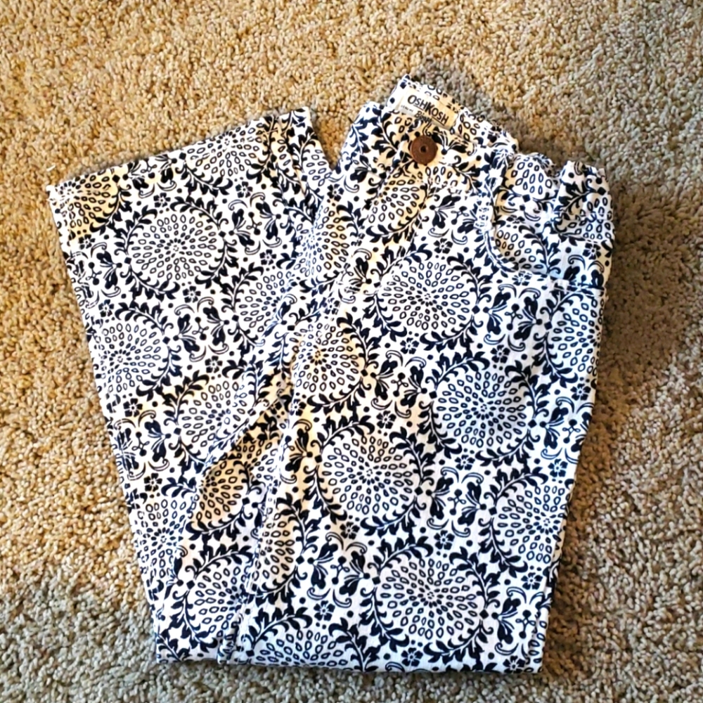 Oshkosh denim capri size 8 adj waist